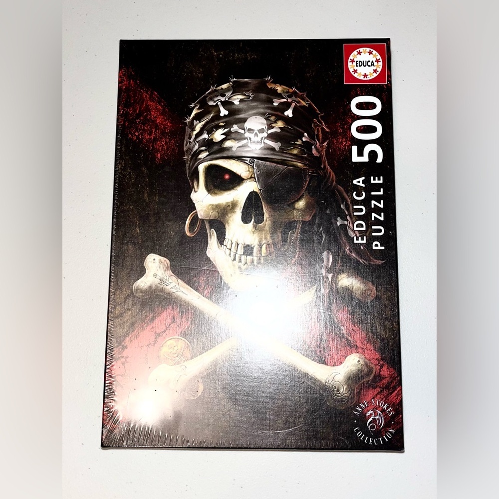 NEW 500 Piece Puzzle - Pirate Skull Puzzles Jigsaw Gift Five Hundred Pieces
